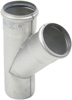 Blücher 75x75x45g bm grenrør aisi304