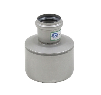 Blücher 110 x 50 mm Overgang excentrisk syrefast AISI316L Blücher