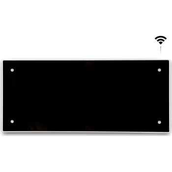 Adax Glas Varmepanel Clea H 12 KWT, 1200W 400V med WiFi, sort