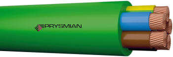 Prysmian Kabel Afumex Easy RZ1-K AS 5G6 grøn T500