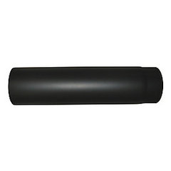 Kierulff 180 mm Metalbestos Sorte røgrør længde 500 mm x 2 mm