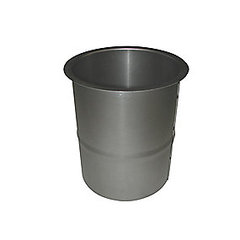 Kierulff 180 mm Metalbestos Sorte røgrør murbøsning, lige 100 mm