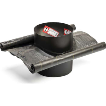 Kierulff Metalbestos Skorsten UØ 180mm Tagryg 33 45° Flex Sort