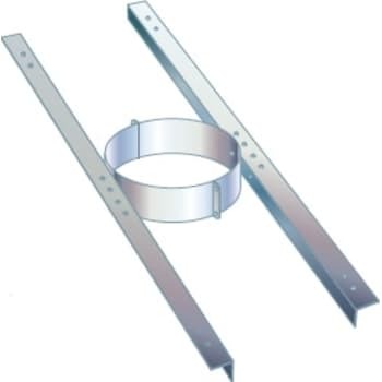 Kierulff Metalbestos Skorsten UØ 280mm Tagstyr Med 1000mm Stænger