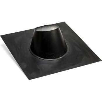 Kierulff Metalbestos Skorsten UØ 350mm Inddækning 33 46° Aluminium Sort