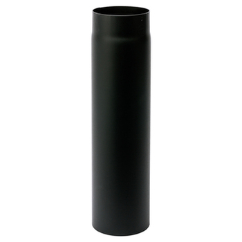 Kierulff 150 mm Metalbestos Sorte røgrør længde 500 mm x 2 mm