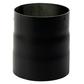 Kierulff 150 mm Metalbestos Sorte røgrør overgang iØ 157 mm/ uØ 149 mm