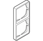 LK FUGA® ramme Baseline 50 2 modul hvid