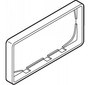 LK FUGA® ramme Baseline 50 2 modul vandret til 2 modul indsats hvid