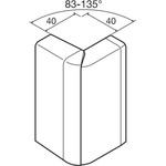 Tehalit Udvendigt Hjørne SL 115 mm Høj SL 201153 Hvid Ral9010