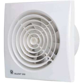 THERMEX Silent 200CRZ ventilator, timer, Ø120 mm, hvid