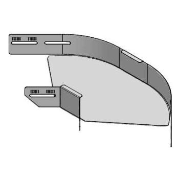 Wibe - Schneider Electric Hjørne justerbar 100mm fzs