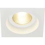 SLV CONTONE Downlight, firkantet, hvid, 13W LED, varm hvid, IP44