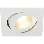 SLV KANTONE justerbar, square, hvid, 13W LED, varm hvid