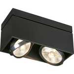 SLV KARDAMOD SURFACE SQUARE ES111 DOUBLE firkantet sort