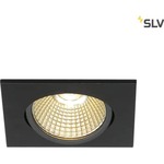 SLV NEW TRIA firkantet, LED, sort, 1800-3000K, 7,2W