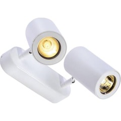 SLV ENOLO B Væg- og loftlampe double hvid 2x GU10 max. 2x 50W