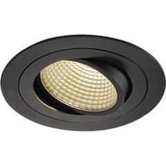 SLV NEW TRIA LED DL ROUND 12W 38° 3000K clipfjedre