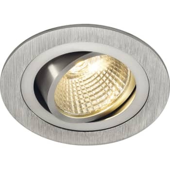 SLV NEW TRIA LED DL ROUND sæt børstet alu 6W 38 ° 2700K