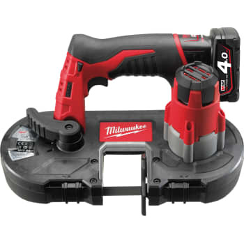 Milwaukee M12 båndsav bs-402c 2x12v/4,0a - 1 stk til denne pris
